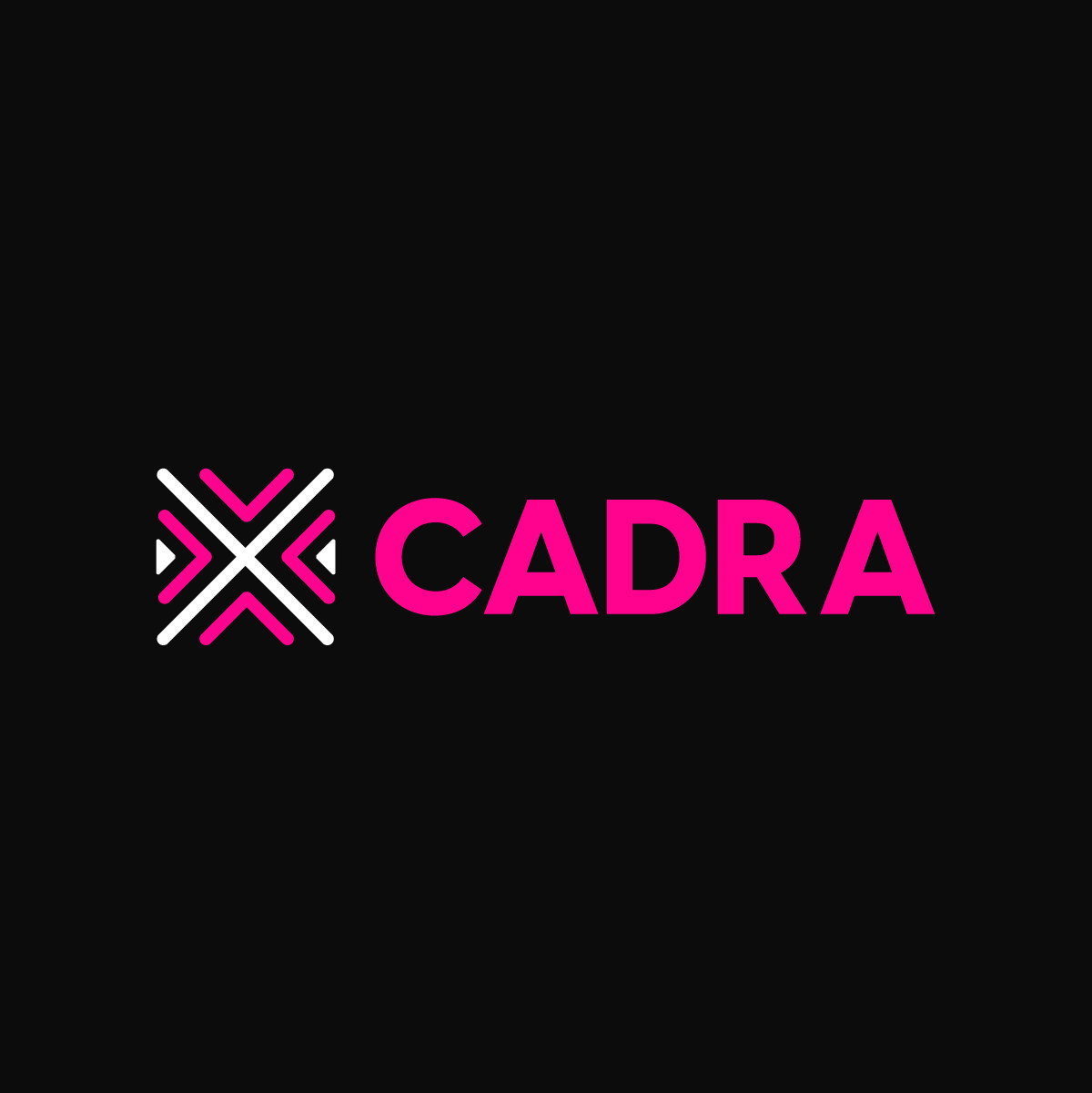 Cadra image black background with a fuscia cadra